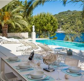 Luxury 6 Bedroom Brac Island Beach Front Villa With Heated Infinity Pool and lift near Sumartin sleeps 12